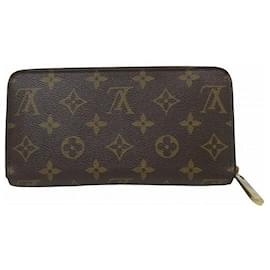 Louis Vuitton-Louis Vuitton Zippy Wallet Monogram Long Wallet-Brown