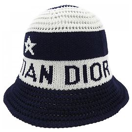 Sombrero Christian Dior Azul