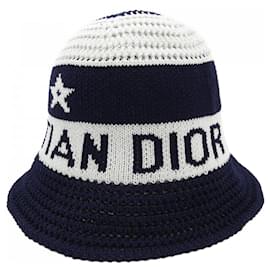 Christian Dior-Christian Dior Hat-Blue