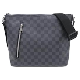 Louis Vuitton-Louis Vuitton Mick Damier Graphite Shoulder Bag-Grey