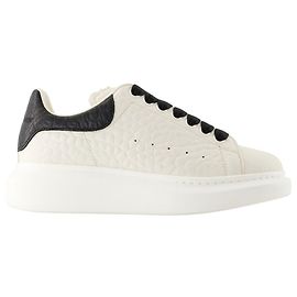 Oversized Sneakers - Alexander McQueen - Leder - Weiß Weiß