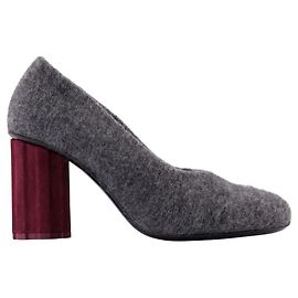 Sv809 Pumps - AMI Paris - Wool - Grey Grey