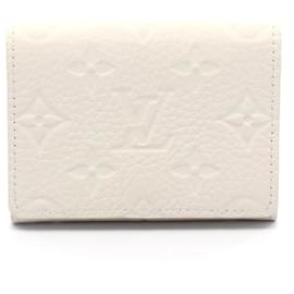 Louis Vuitton-Louis Vuitton Leather Card Case-White