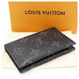 Louis Vuitton-Louis Vuitton Porte Cartes Slim Monogram Card Case-Black