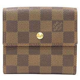 Louis Vuitton-Louis Vuitton Portemonnaie Billets Cartes Crédits Damier Wallet-Brown