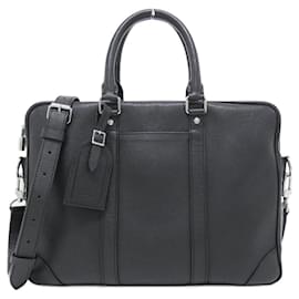 Louis Vuitton-Louis Vuitton Taiga Briefcase-Black