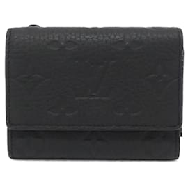 Louis Vuitton-Louis Vuitton Portefeuille Pilot Monogram Taurillon Wallet-Black