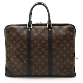 Louis Vuitton-Louis Vuitton Monogram Macassar Briefcase-Brown