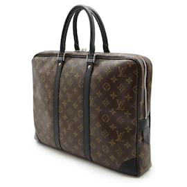 Louis Vuitton-Louis Vuitton Monogram Macassar Briefcase-Brown