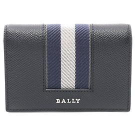 Portacarte in pelle Bally Nero