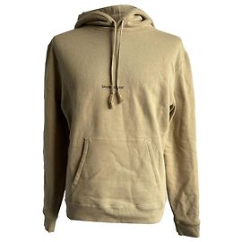 Klassischer Rive Gauche Hoodie von Saint Laurent aus Beige Baumwolle Beige