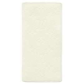 Louis Vuitton-Louis Vuitton Portefeuille Brazza Monogram Taurillon Wallet-Blue