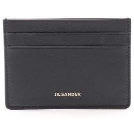Jil Sander J25VL0009P5458001 Leather Card Case Black