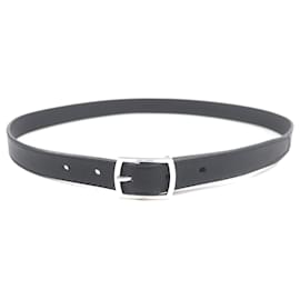 Yves Saint Laurent-Saint Laurent Paris Leather Belt-Black