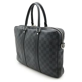 Louis Vuitton-Louis Vuitton Damier Graphite Business Bag-Black