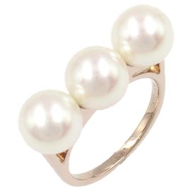 Tasaki Balance Neo Perlenring K18PG Metallisch