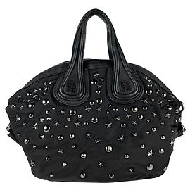 Givenchy Nightingale Nylon Handbag/Shoulder Bag Black