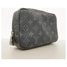 Louis Vuitton-Louis Vuitton Monogram Eclipse True Toilette PM Pouch-Black