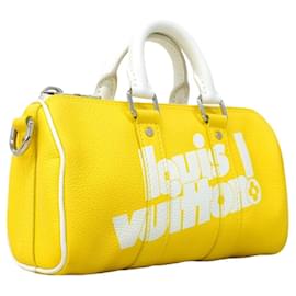Louis Vuitton-Louis Vuitton Everyday LV Keepall XS Handbag-Yellow