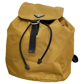 Prada-Prada Men's Brown Nylon Backpack-Brown