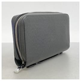 Louis Vuitton-Louis Vuitton Taiga Zippy XL Long Wallet-Grey