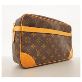 Louis Vuitton-Louis Vuitton Monogram Compiègne 28 Clutch Bag-Brown