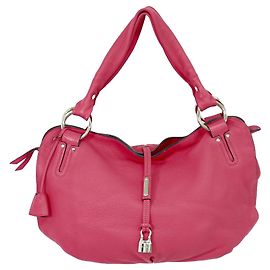 Céline Celine Couro Amargo Rosa