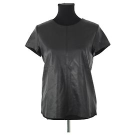 Zadig & Voltaire Black leather top Black