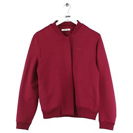 Lacoste Burgundy Cotton Jacket Dark red