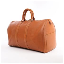 Louis Vuitton-Louis Vuitton Epi Leather Keepall 45 Travel Bag in Brown M42978-Brown