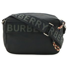 Borsa a tracolla con dettagli Burberry Nero