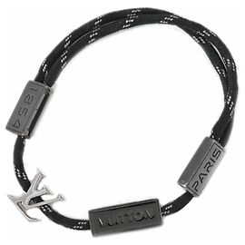 Pulseira Satellite Louis Vuitton com cordão e metal Prata