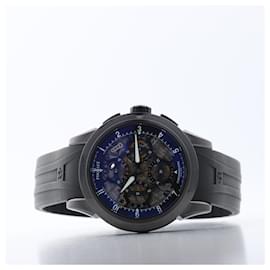 Perrelet-PERRELET Turbine Erotic A4021/3 SS & Rubber AT Skeleton Dial Watch-Black