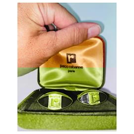 Paco Rabanne-Cufflinks-Gold hardware