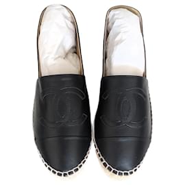 Chanel-Chanel Espadrilles-Black