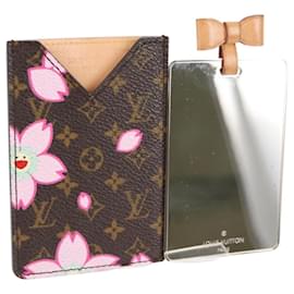 Louis Vuitton-LOUIS VUITTON Monogram Cherry Blossom Etui Miroir Mirror M92018 Auth 137388V-Other