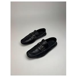 Gucci-Vintage Gucci Horsebit leather Loafer black EU41 Men-Black