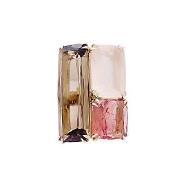 H Stern H.Stern Ring, 'Cobblestones' collection, noble gold, colored stones. Other