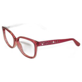 Jimmy Choo Pink Plastic Sunglasses Pink