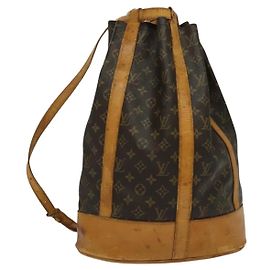 LOUIS VUITTON Bolsa de Ombro Monogram Randonnee GM M42244 LV Auth bs28115 Monograma