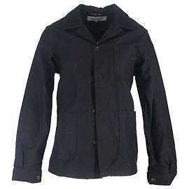 Comme Des Garcons Comme des Garçons Le Laboureur Short Work Jacket in Black Cotton Black