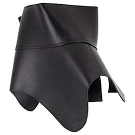 Loewe-Loewe Obi Corset Belt in Black Leather-Black