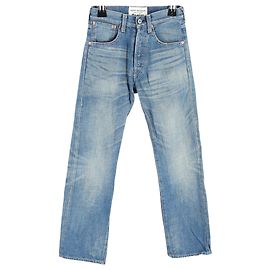 Junya Watanabe x Comme Des Garçons Washed Jeans in Blue Cotton Denim Blue Light blue
