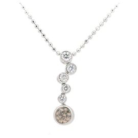 Autre Marque Collana di diamanti Kashikey PT900 PT850 Argento