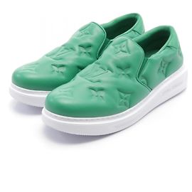 Baskets en cuir Monogram Beverly Hills de Louis Vuitton Vert