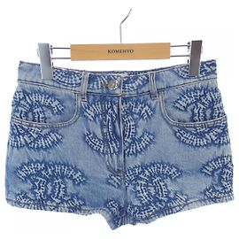Shorts Chanel P76377V68120 Blu