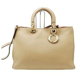 Dior-Christian Dior Leather Diorissimo 2way Handbag-Pink