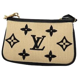 Louis Vuitton-Louis Vuitton By the Pool Mini Pochette Accessoires Monogram Accessory Pouch-Beige