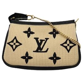 Louis Vuitton-Louis Vuitton By the Pool Mini Pochette Accessoires Monogram Accessory Pouch-Beige