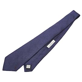 Burberry-Burberry Shadow Horse Silk Tie-Blue,Purple,Navy blue